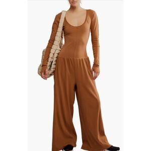 NWT / Free People / Hotshot Wide Leg Long Sleeve Jumper / SZ M